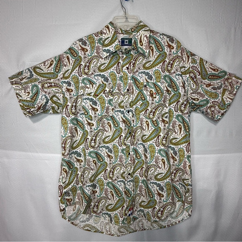 Cowboy Equipment Multicolor Paisley Men's Shirt